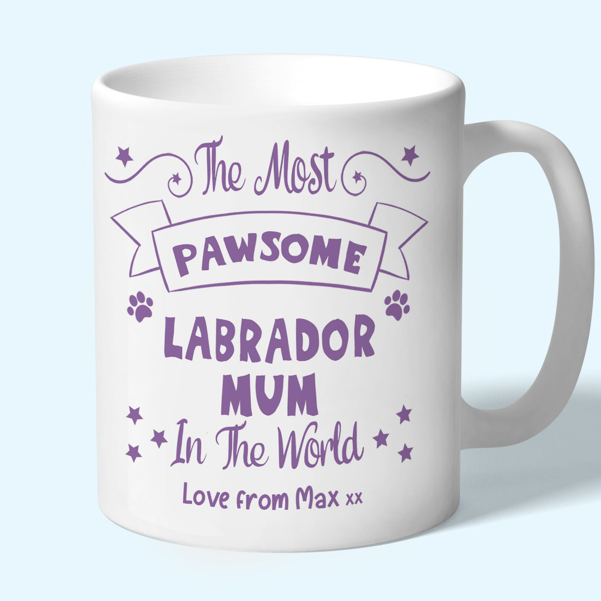 Personalised Labrador Mum Mug