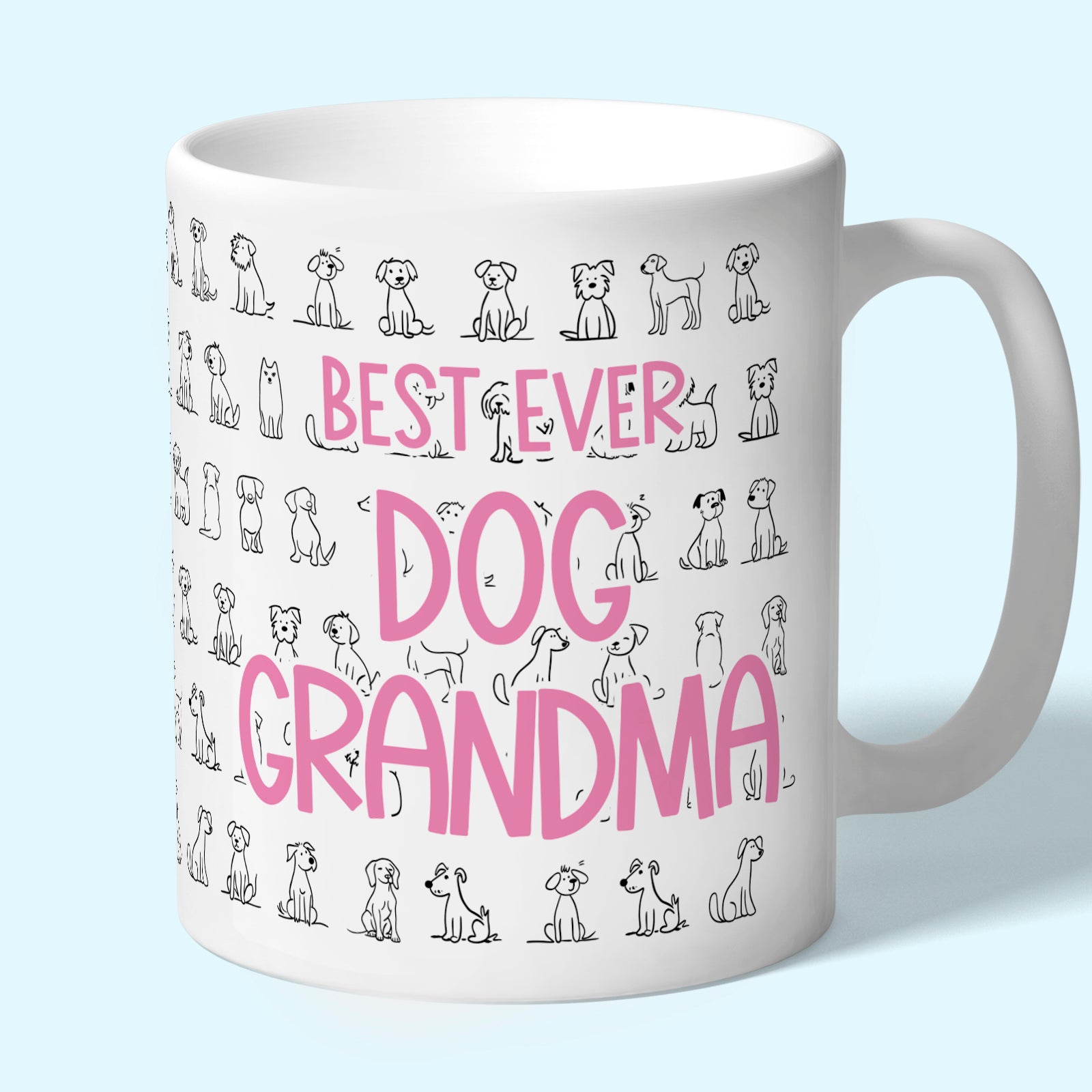 Best Ever Dog Grandma Mug