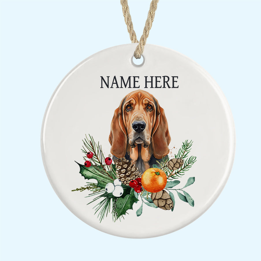 Personalised Ceramic Christmas Tree Ornament