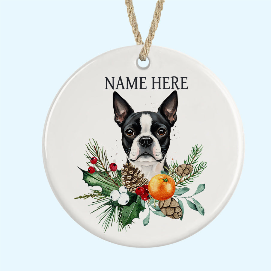 Personalised Ceramic Christmas Tree Ornament