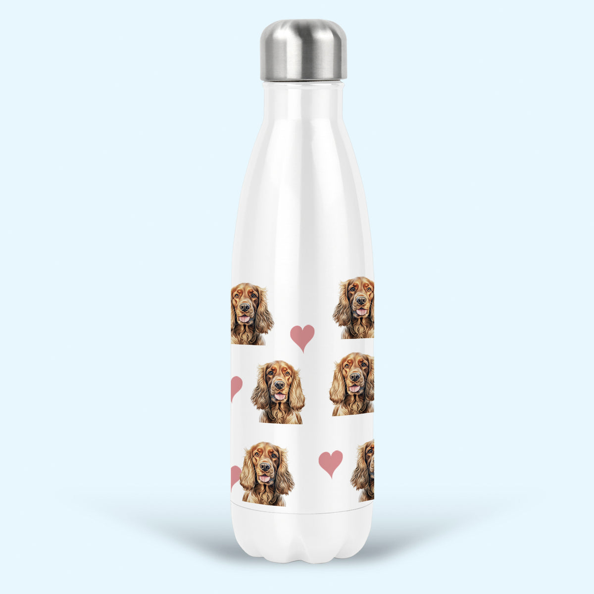 Cocker Spaniel Insulated Water Drink Bottle, Stainless Steel