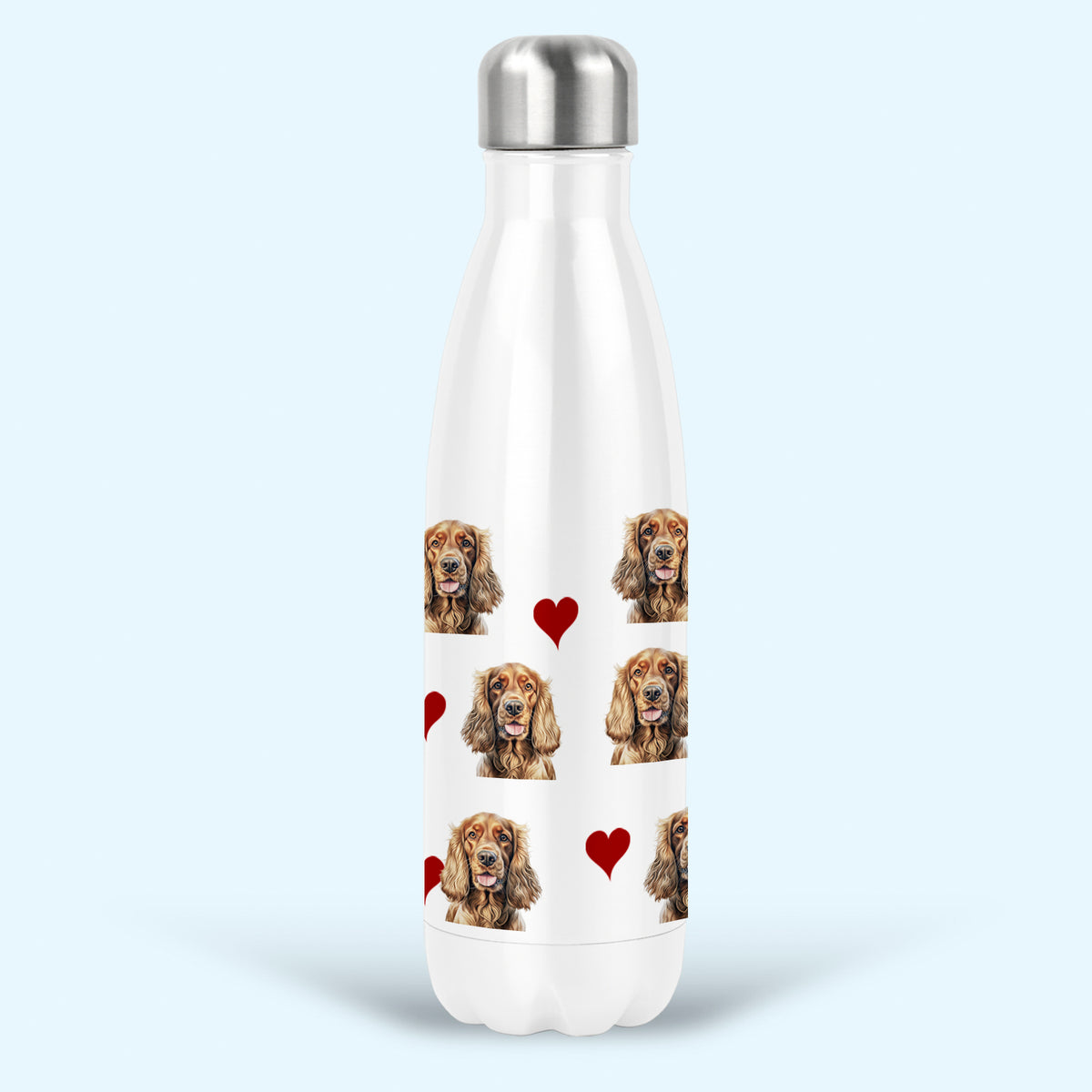 Cocker Spaniel Insulated Water Drink Bottle, Stainless Steel