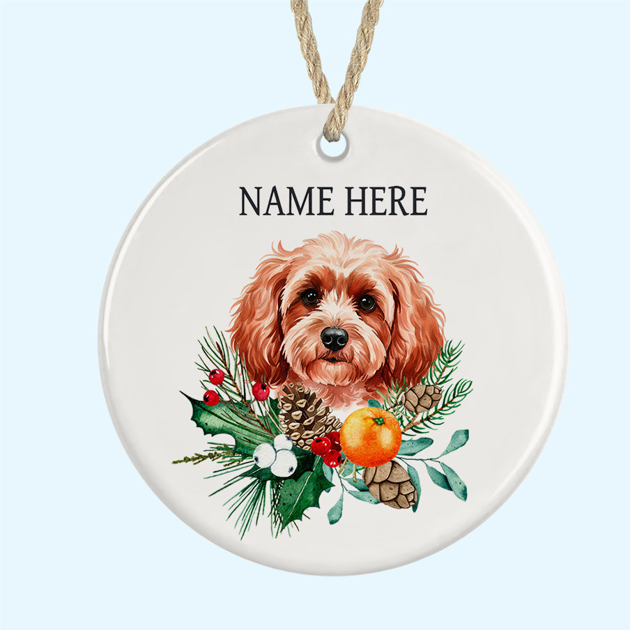 Personalised Ceramic Christmas Tree Ornament