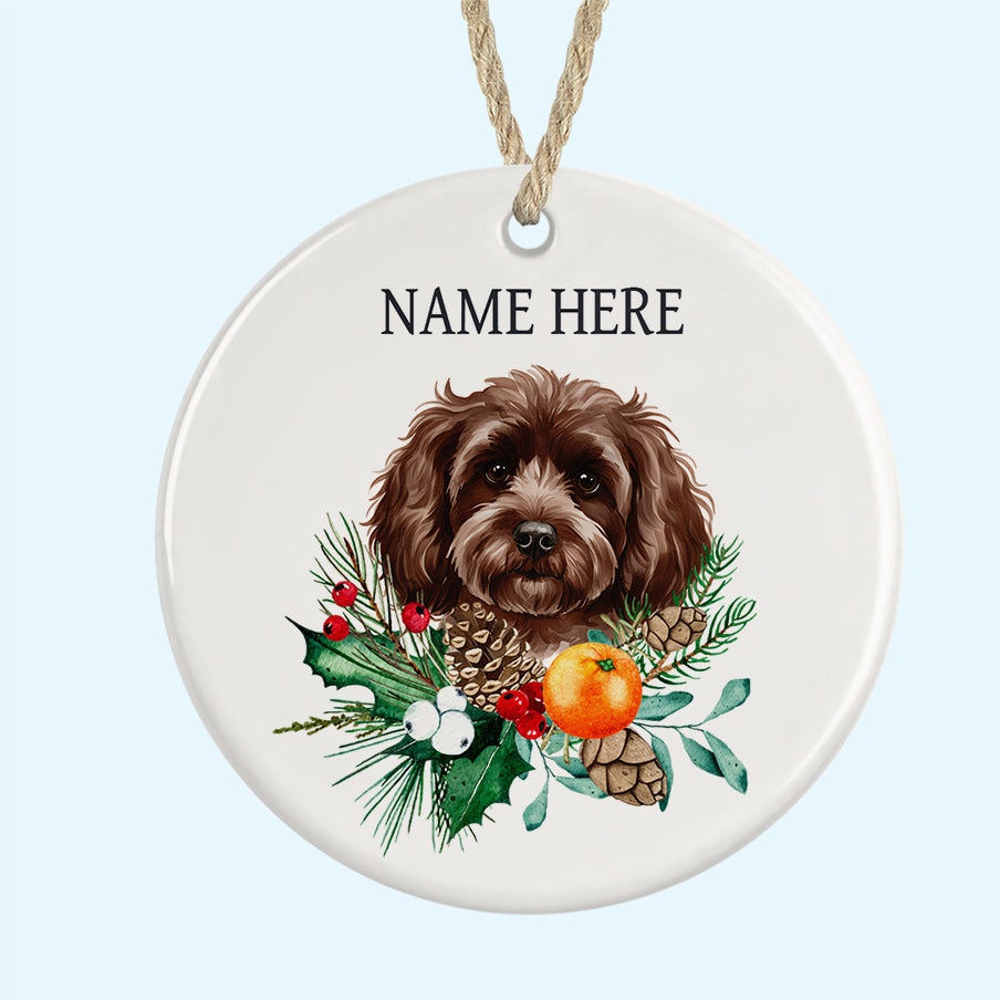 Personalised Ceramic Christmas Tree Ornament