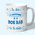 Dog Dad Mug Gift Pawsome Blue