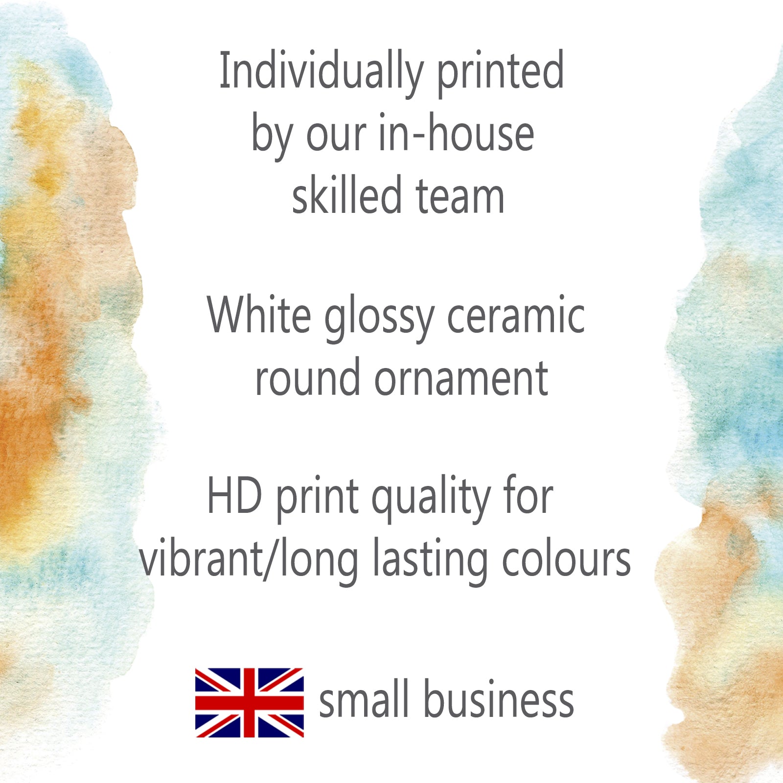 French Bulldog Merry Christmas Tree Ornament Ceramic Decoration