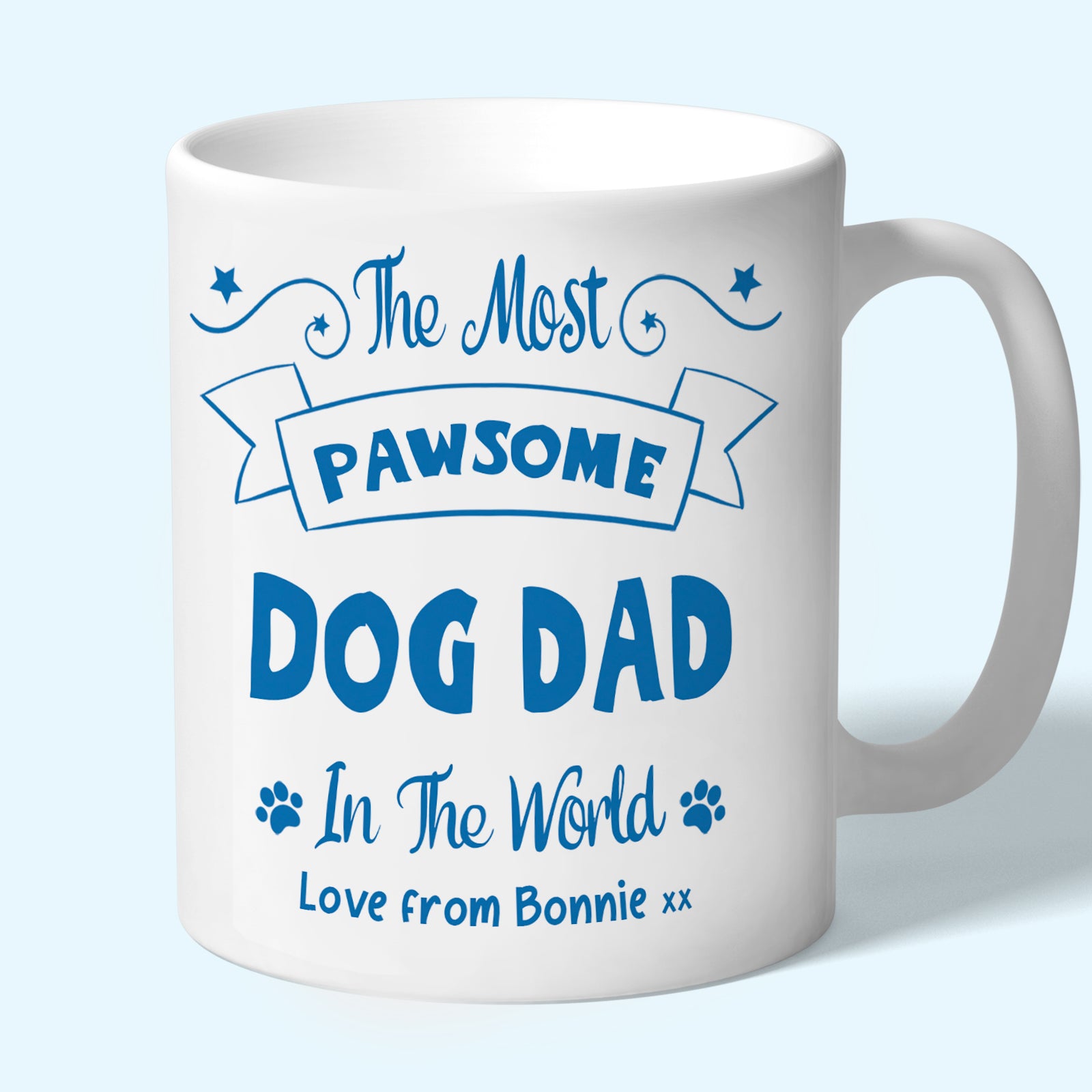 Personalised Dog Dad Mug - Pawsome
