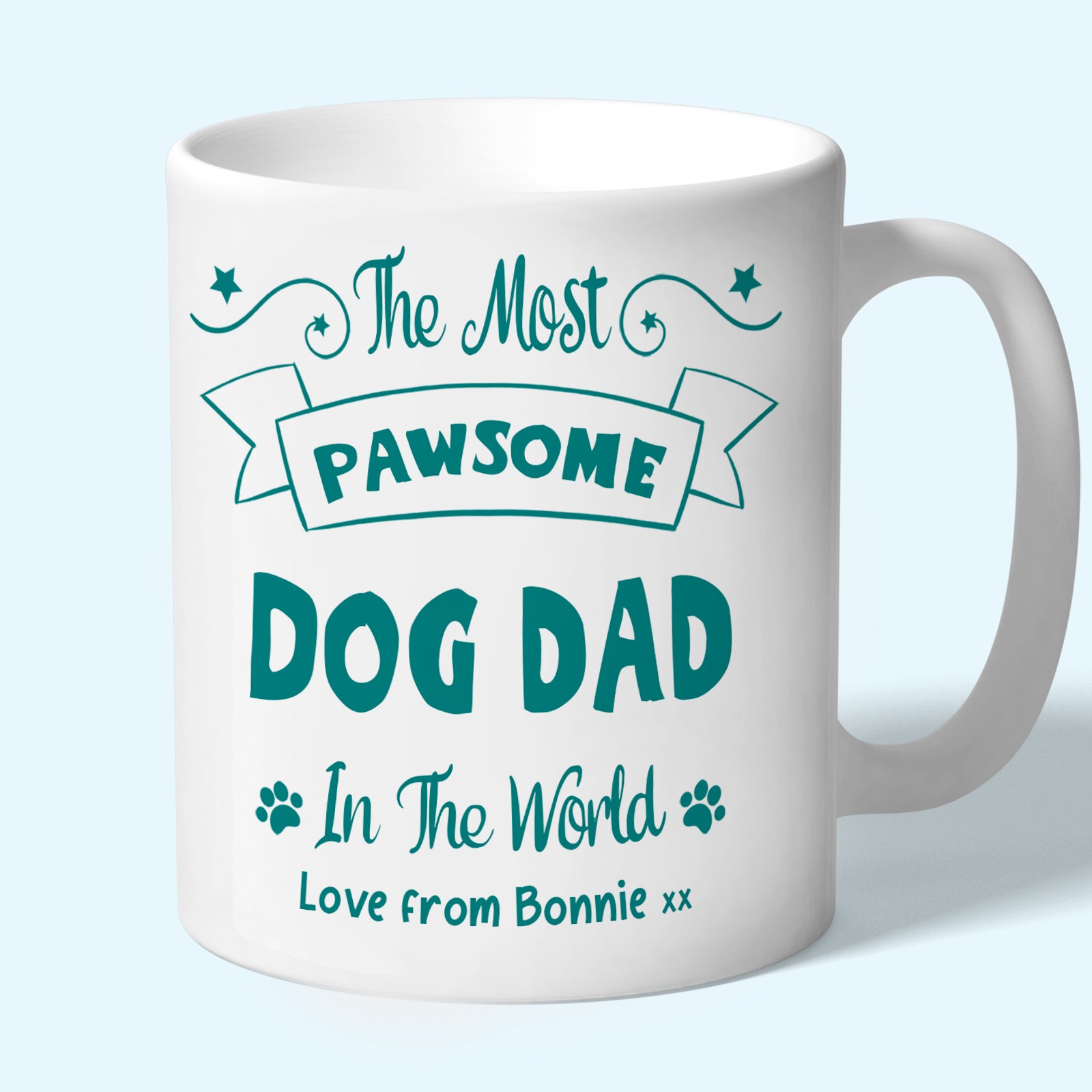 Personalised Dog Dad Mug - Pawsome