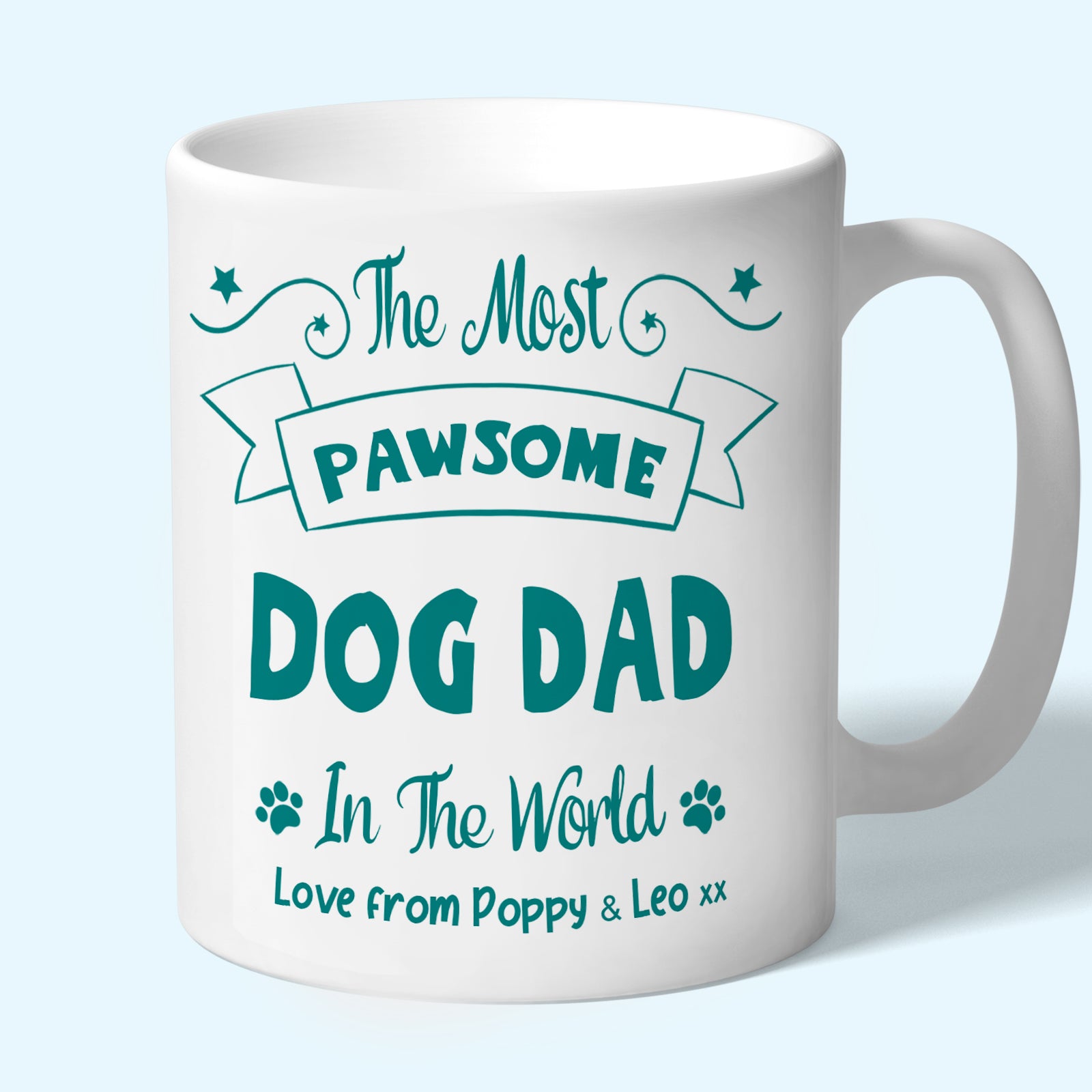 Personalised Dog Dad Mug - Pawsome