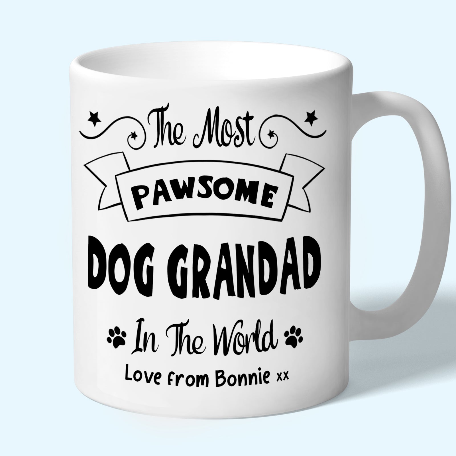 Personalised Dog Grandad Mug - Pawsome