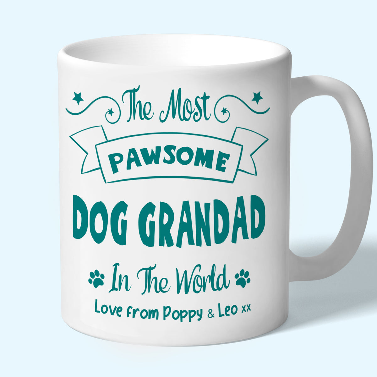 Personalised Dog Grandad Mug - Pawsome