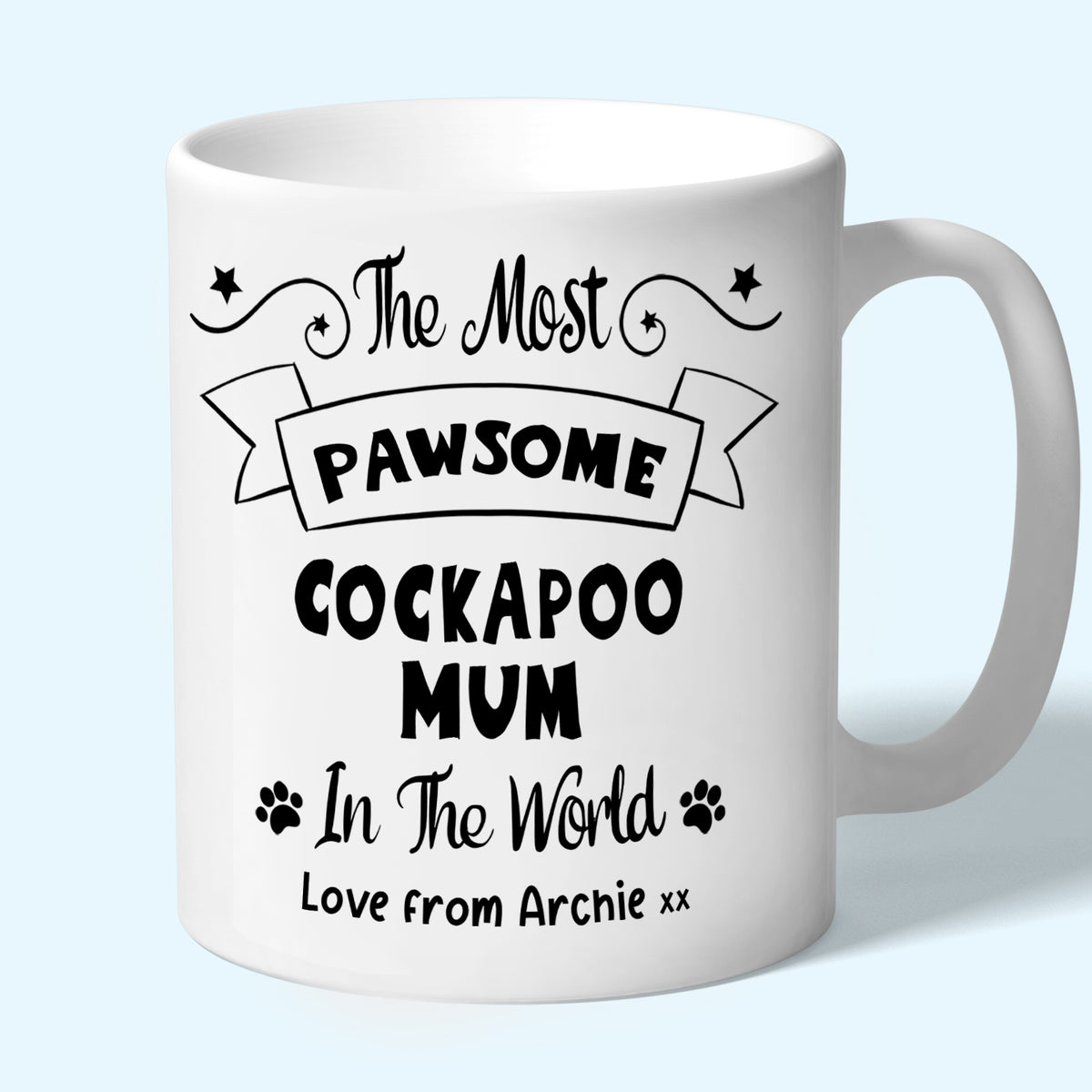 Personalised Cockapoo Mum Mug