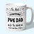 Personalised Pug Dad Mug