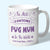 Personalised Pug Mum Mug