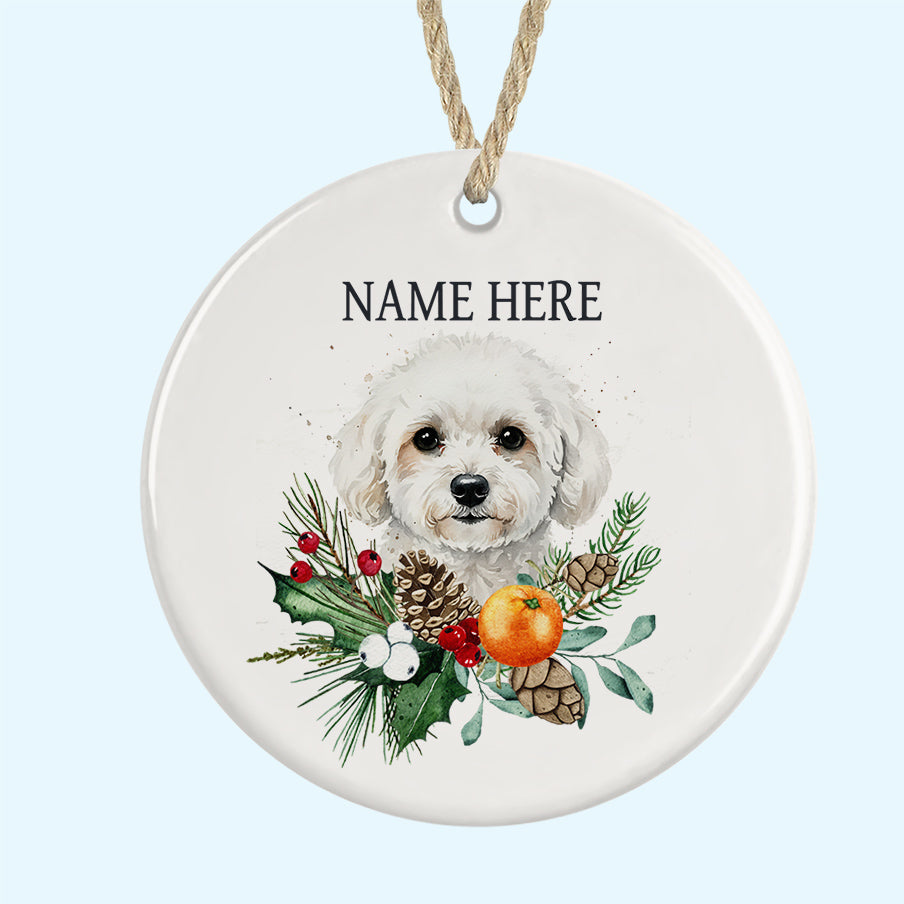 Personalised Ceramic Christmas Tree Ornament