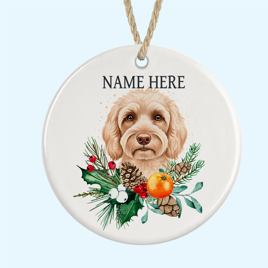 Personalised Ceramic Christmas Tree Ornament