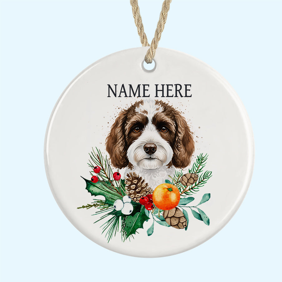 Personalised Ceramic Christmas Tree Ornament