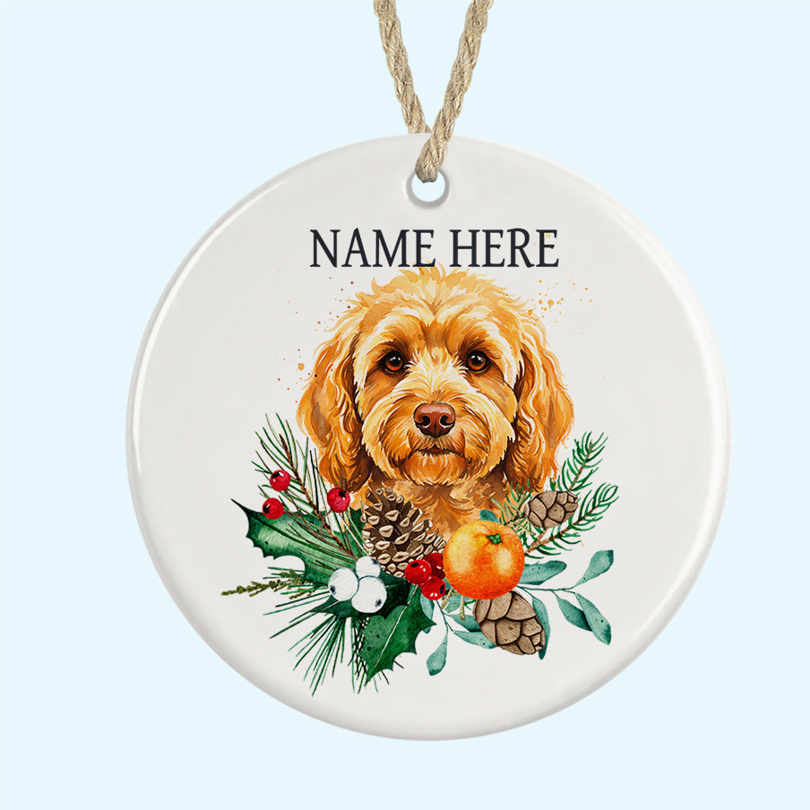Personalised Ceramic Christmas Tree Ornament