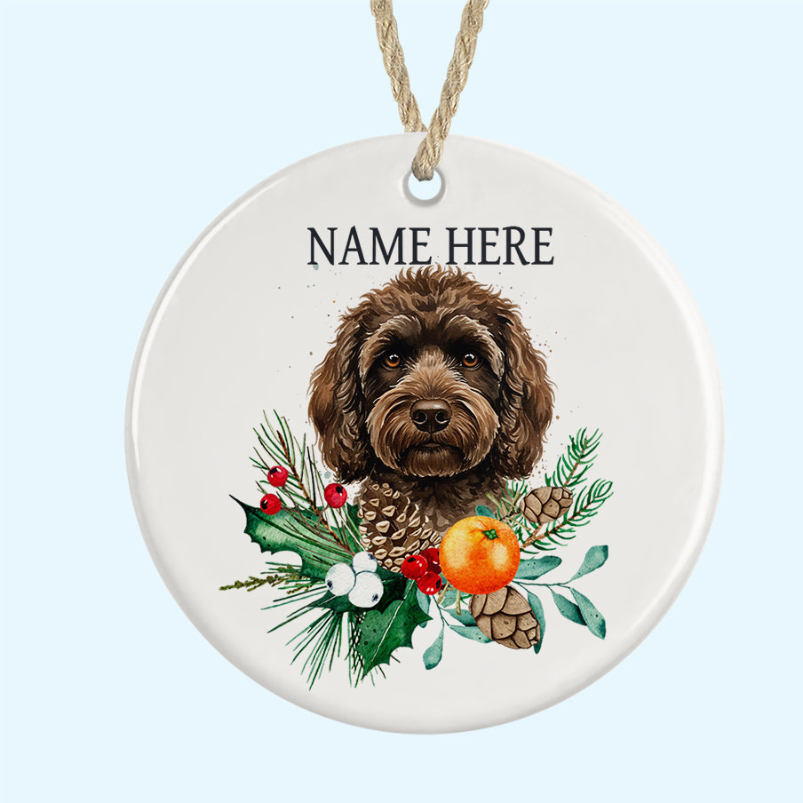 Personalised Ceramic Christmas Tree Ornament