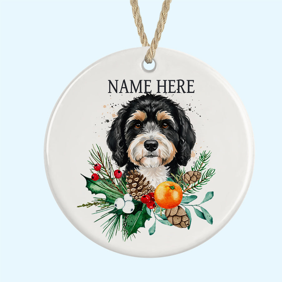 Personalised Ceramic Christmas Tree Ornament