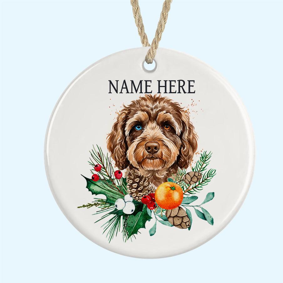Personalised Ceramic Christmas Tree Ornament