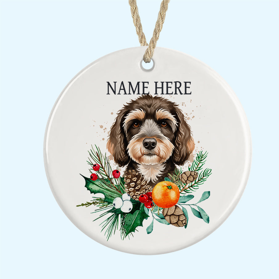 Personalised Ceramic Christmas Tree Ornament
