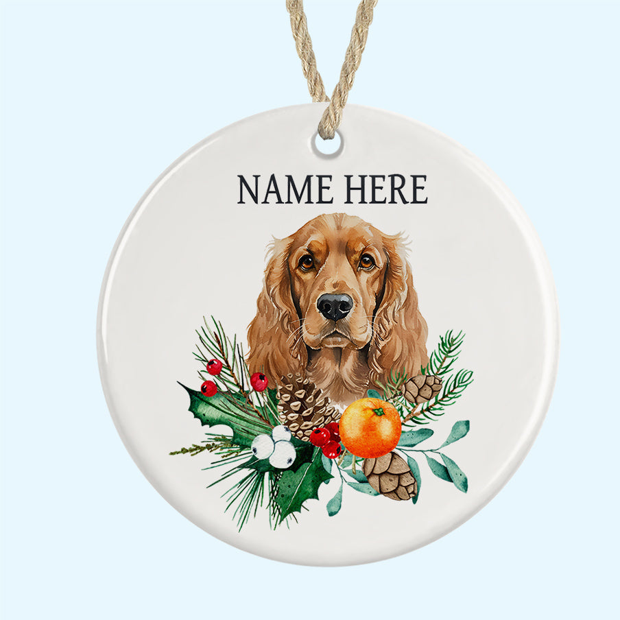 Personalised Ceramic Christmas Tree Ornament