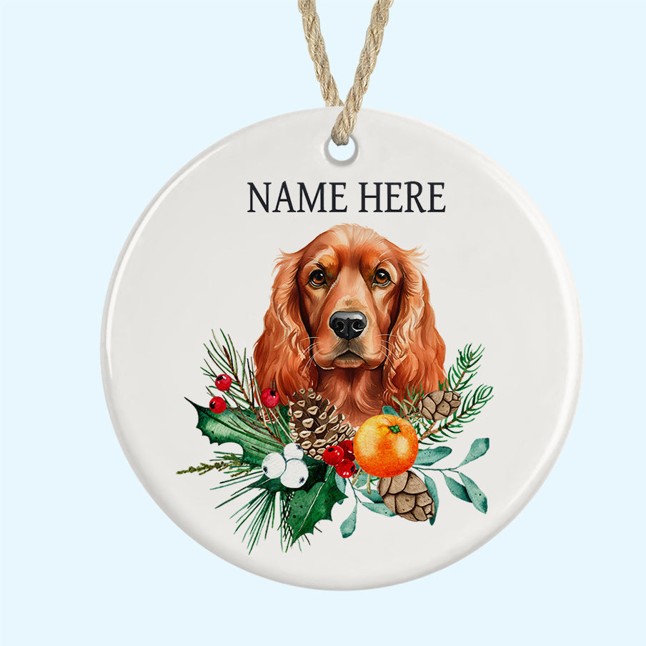 Personalised Ceramic Christmas Tree Ornament