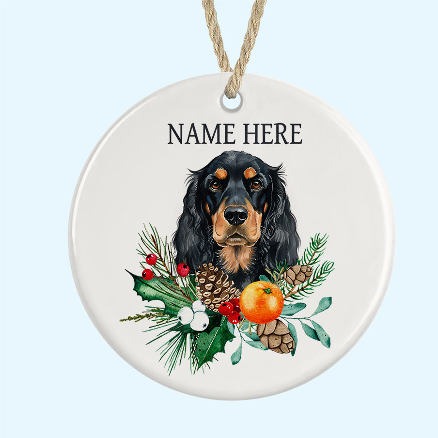 Personalised Ceramic Christmas Tree Ornament
