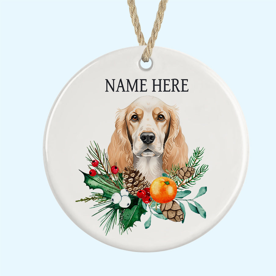 Personalised Ceramic Christmas Tree Ornament