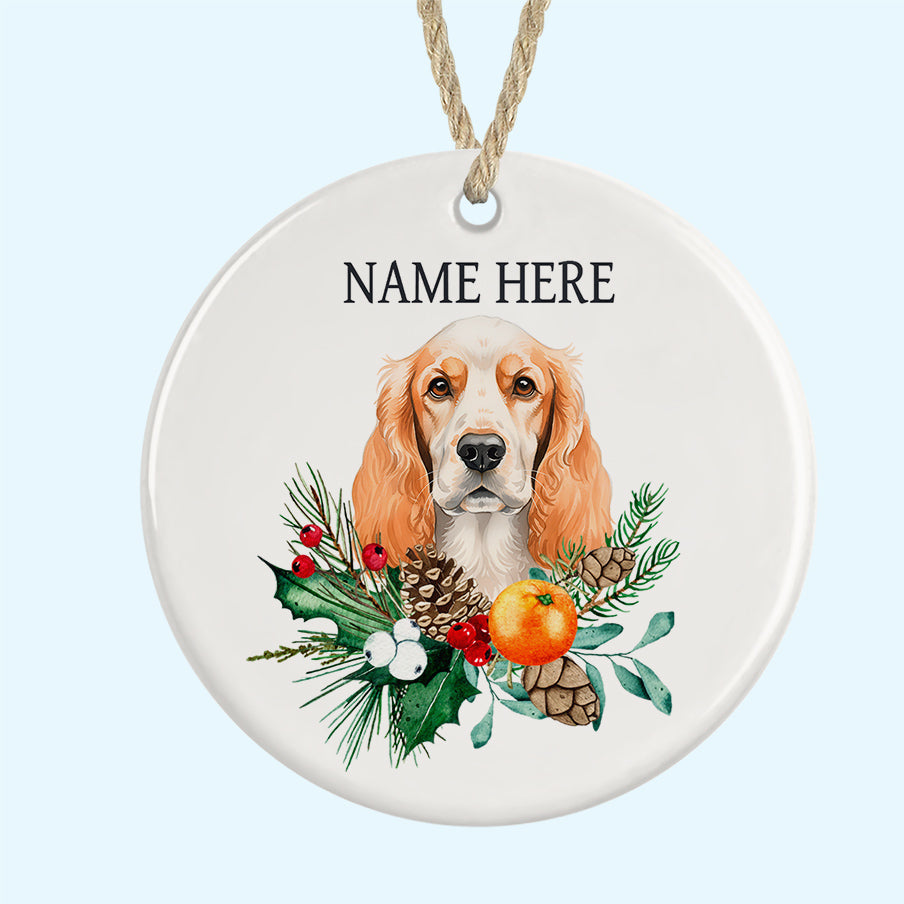 Personalised Ceramic Christmas Tree Ornament