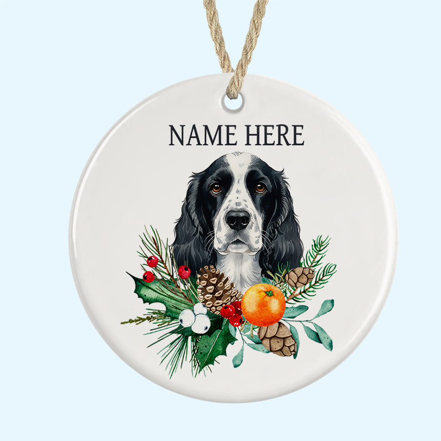 Personalised Ceramic Christmas Tree Ornament
