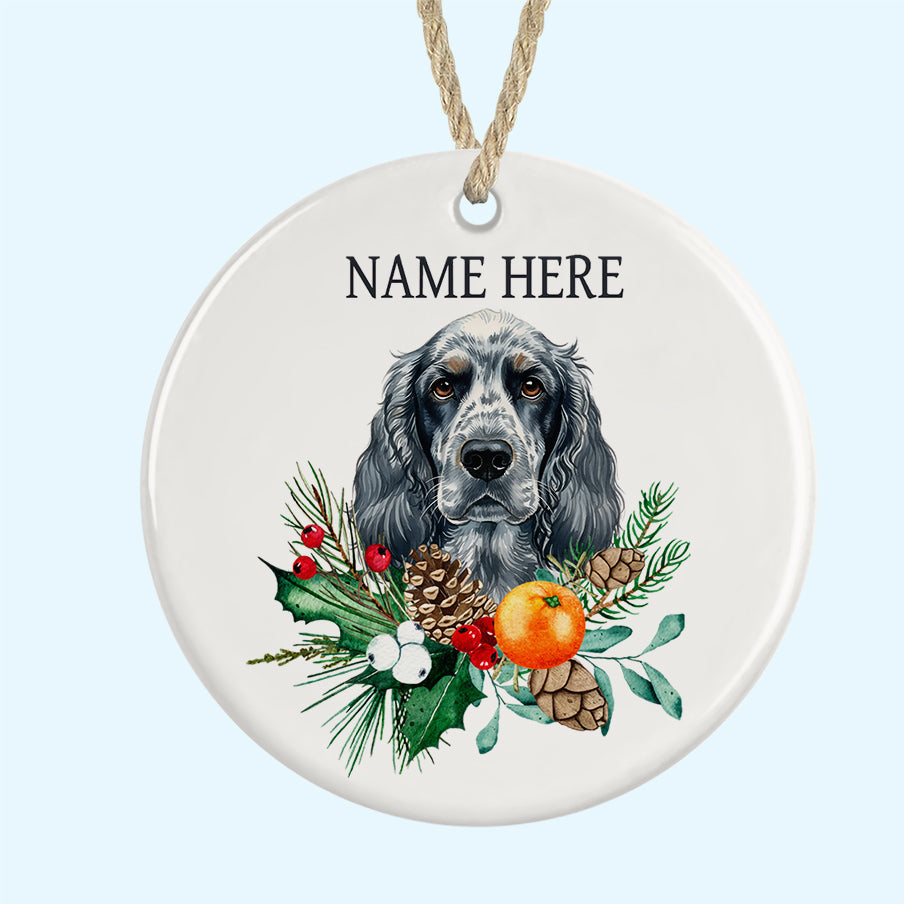 Personalised Ceramic Christmas Tree Ornament