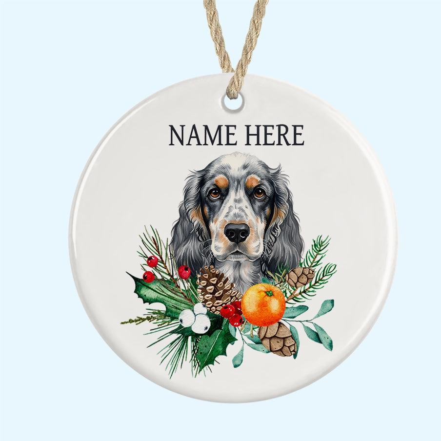 Personalised Ceramic Christmas Tree Ornament