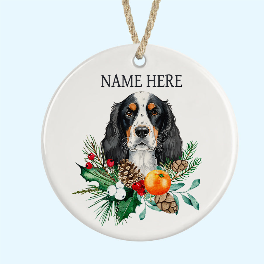 Personalised Ceramic Christmas Tree Ornament
