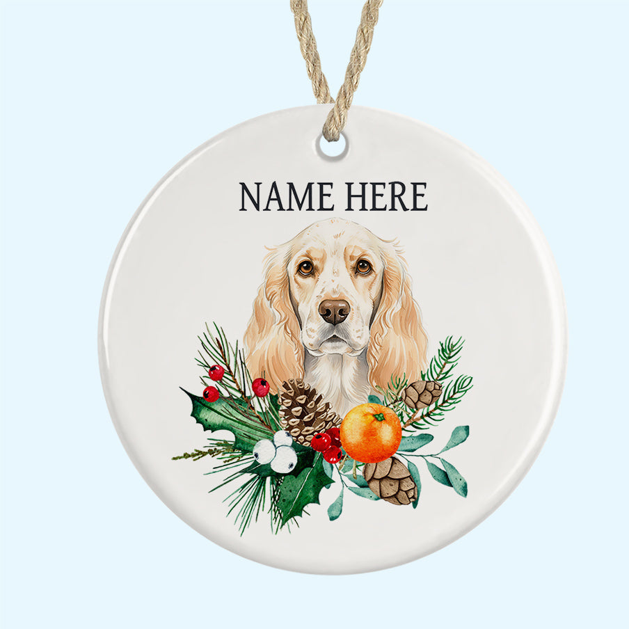 Personalised Ceramic Christmas Tree Ornament