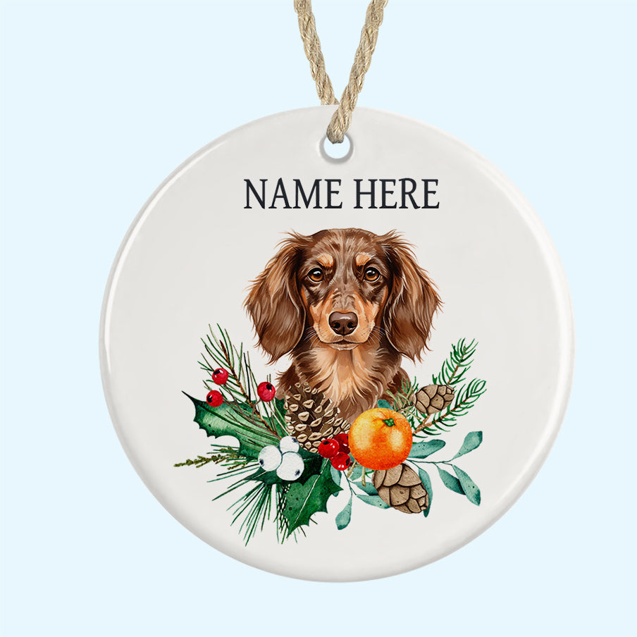 Personalised Ceramic Christmas Tree Ornament