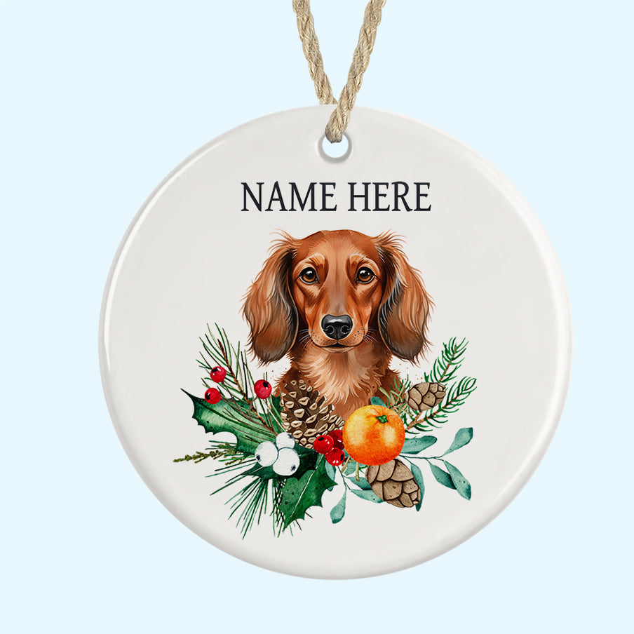 Personalised Ceramic Christmas Tree Ornament