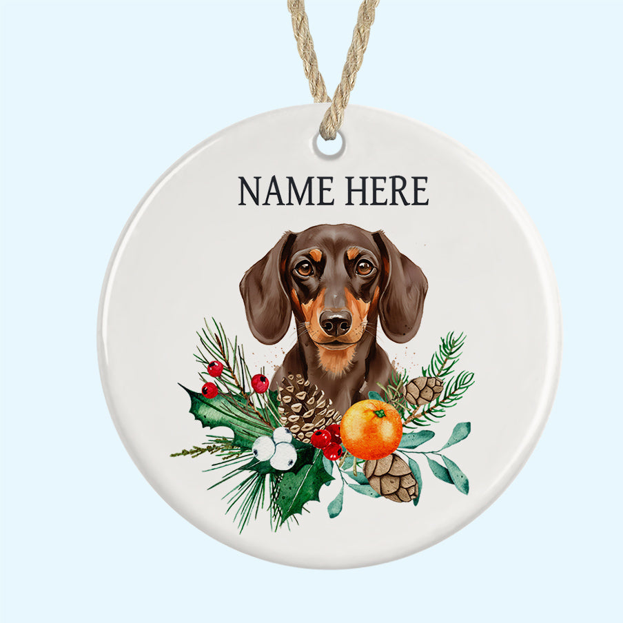 Personalised Ceramic Christmas Tree Ornament