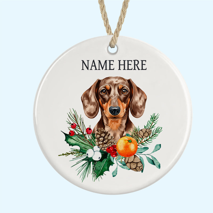 Personalised Ceramic Christmas Tree Ornament