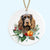 english cocker spaniel christmas tree ornament ceramic decoration