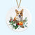 pembroke welsh corgi christmas tree ornament ceramic decoration