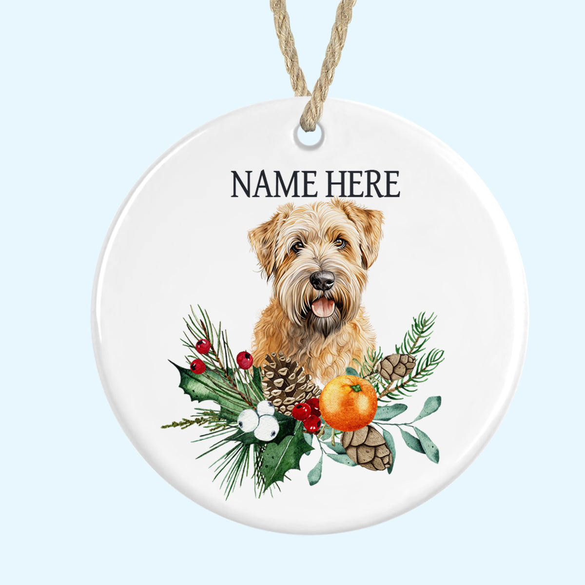 Personalised Ceramic Christmas Tree Ornament