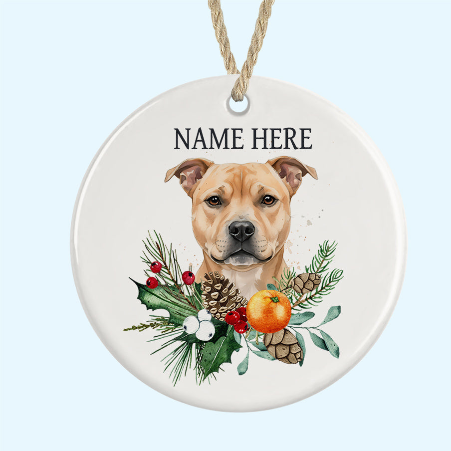 Personalised Ceramic Christmas Tree Ornament
