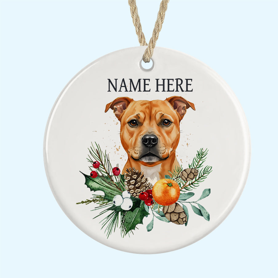 Personalised Ceramic Christmas Tree Ornament