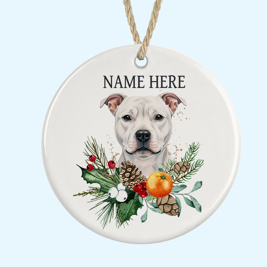 Personalised Ceramic Christmas Tree Ornament