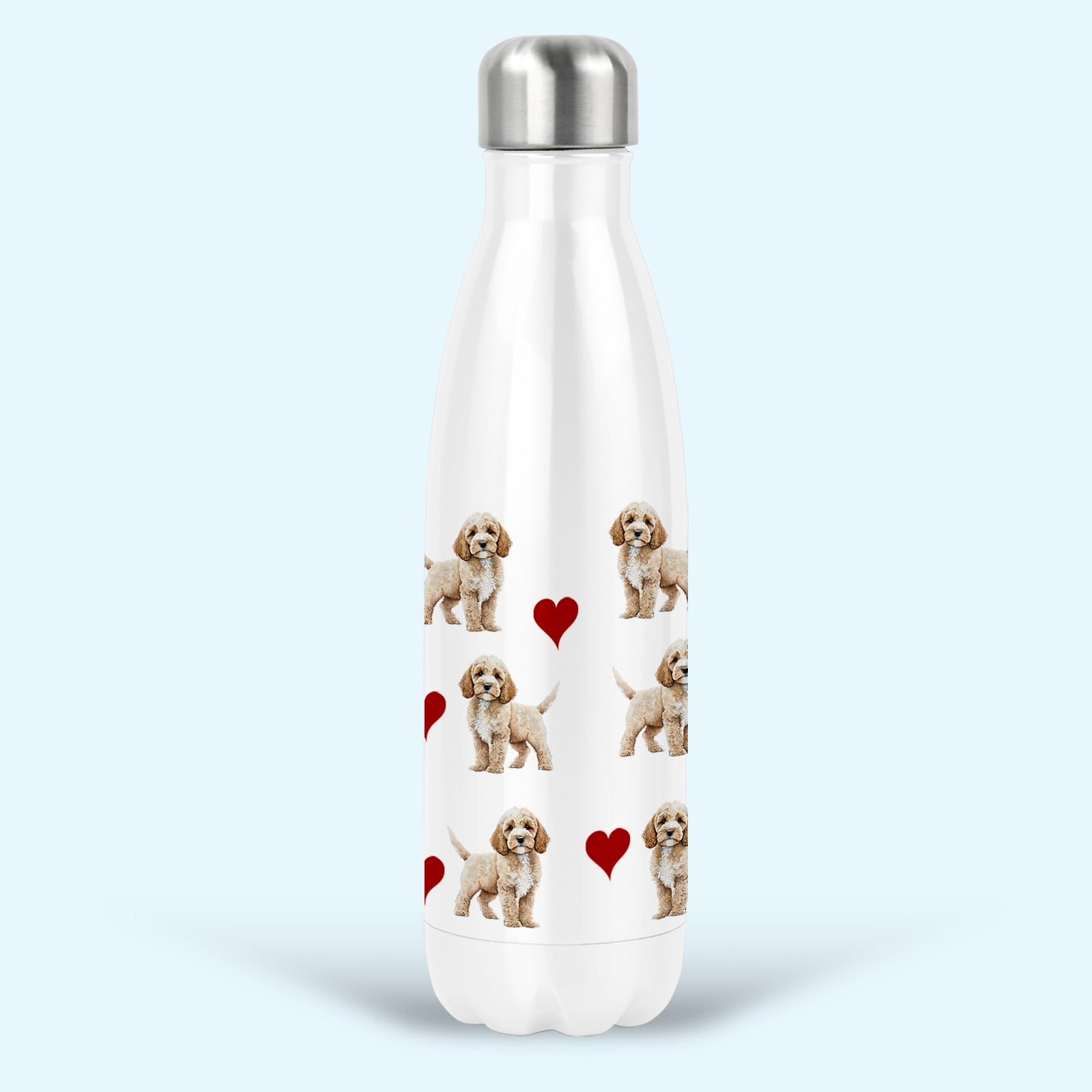 Cockapoo Water Drink Bottle, Stainless Steel Insulated