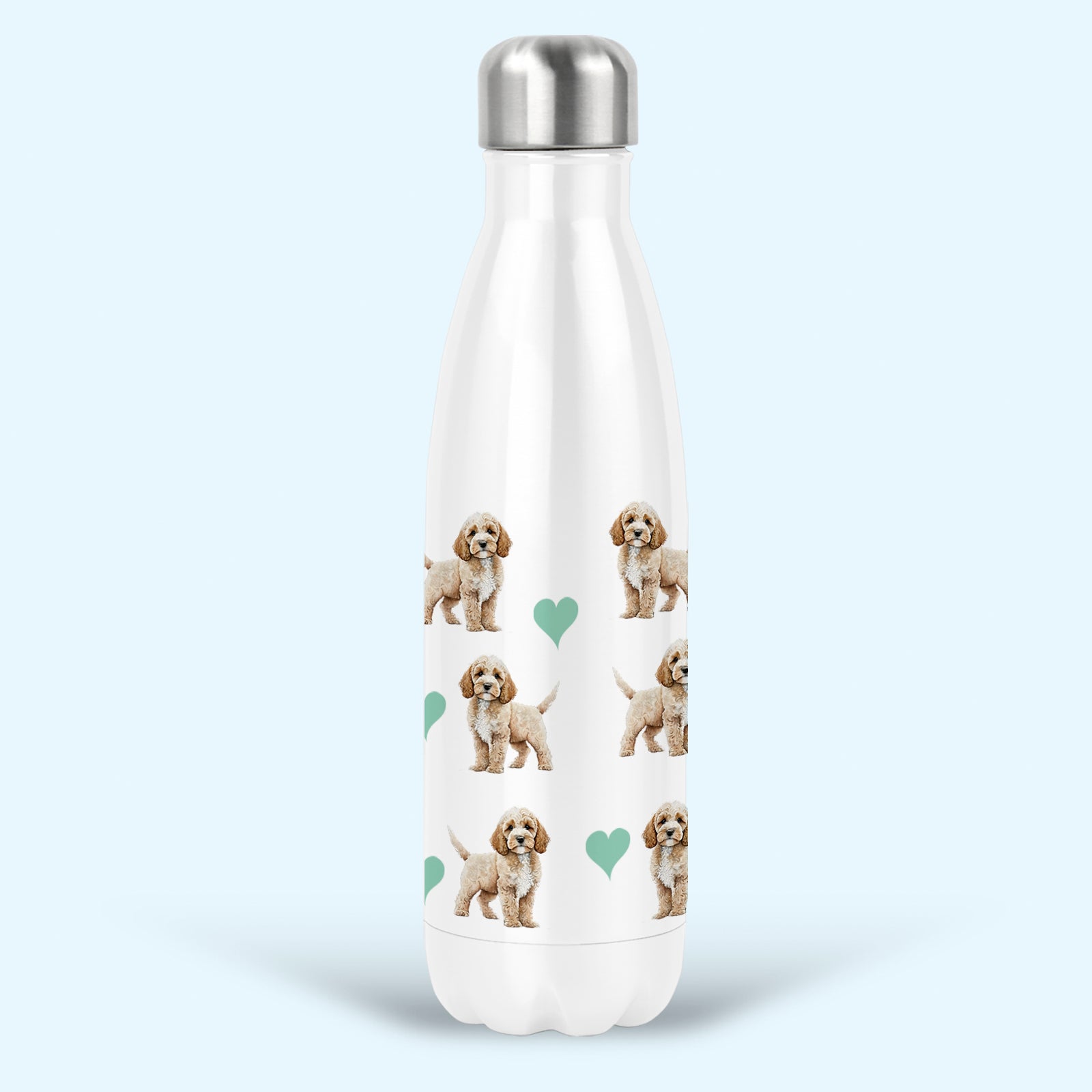 Cockapoo Water Drink Bottle, Stainless Steel Insulated