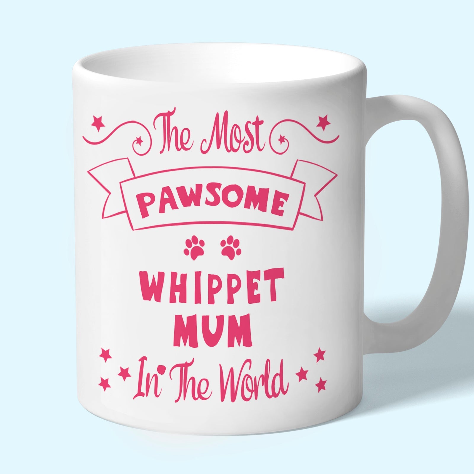 The Most Pawsome Whippet Gift Mum Mug