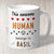 This Awesome Human Belongs to (dog names) Mug Orange